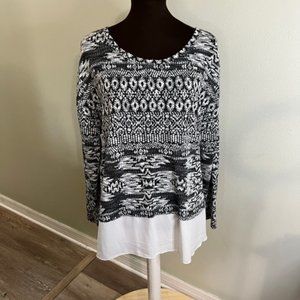 Kiara Tribal Print Tunic Top